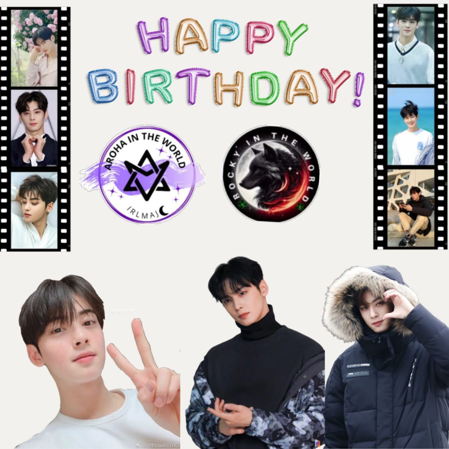 Behind-the-scenes cut of Cha Eunwoo