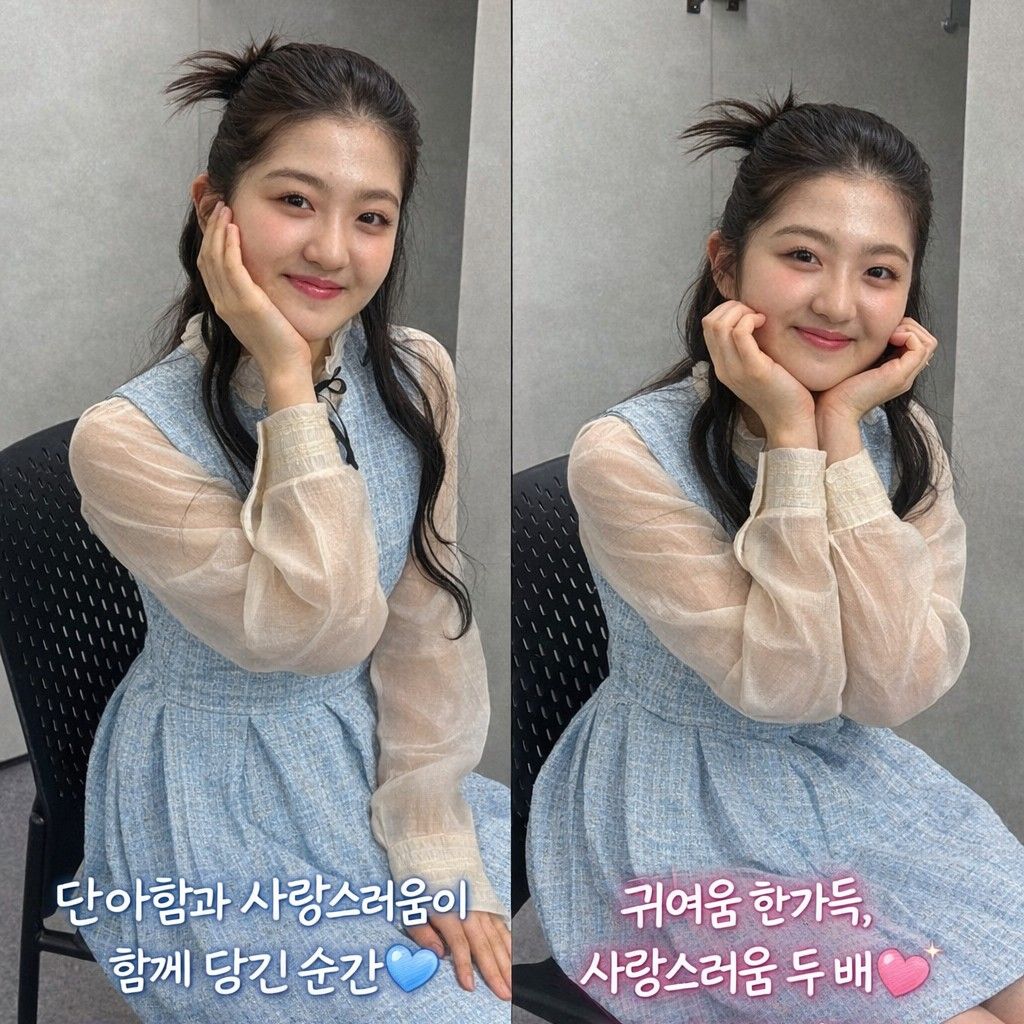 Behind-the-scenes cut of Yoon Yoonseo