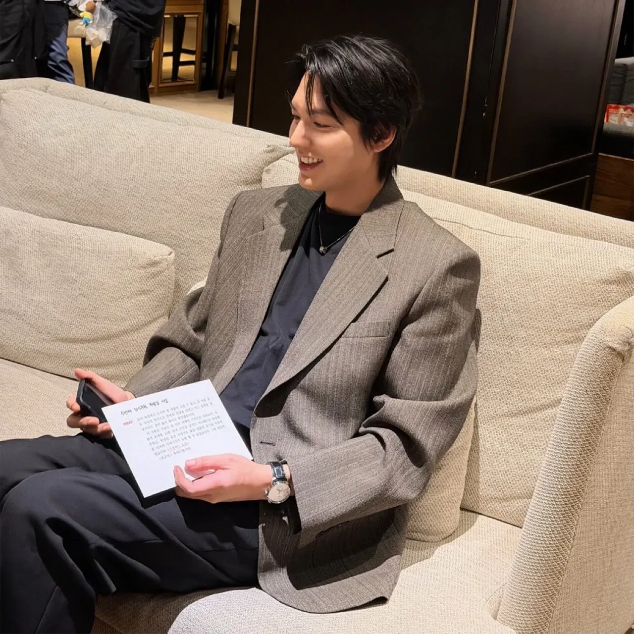 A moment captured by a fan of Lee Minho