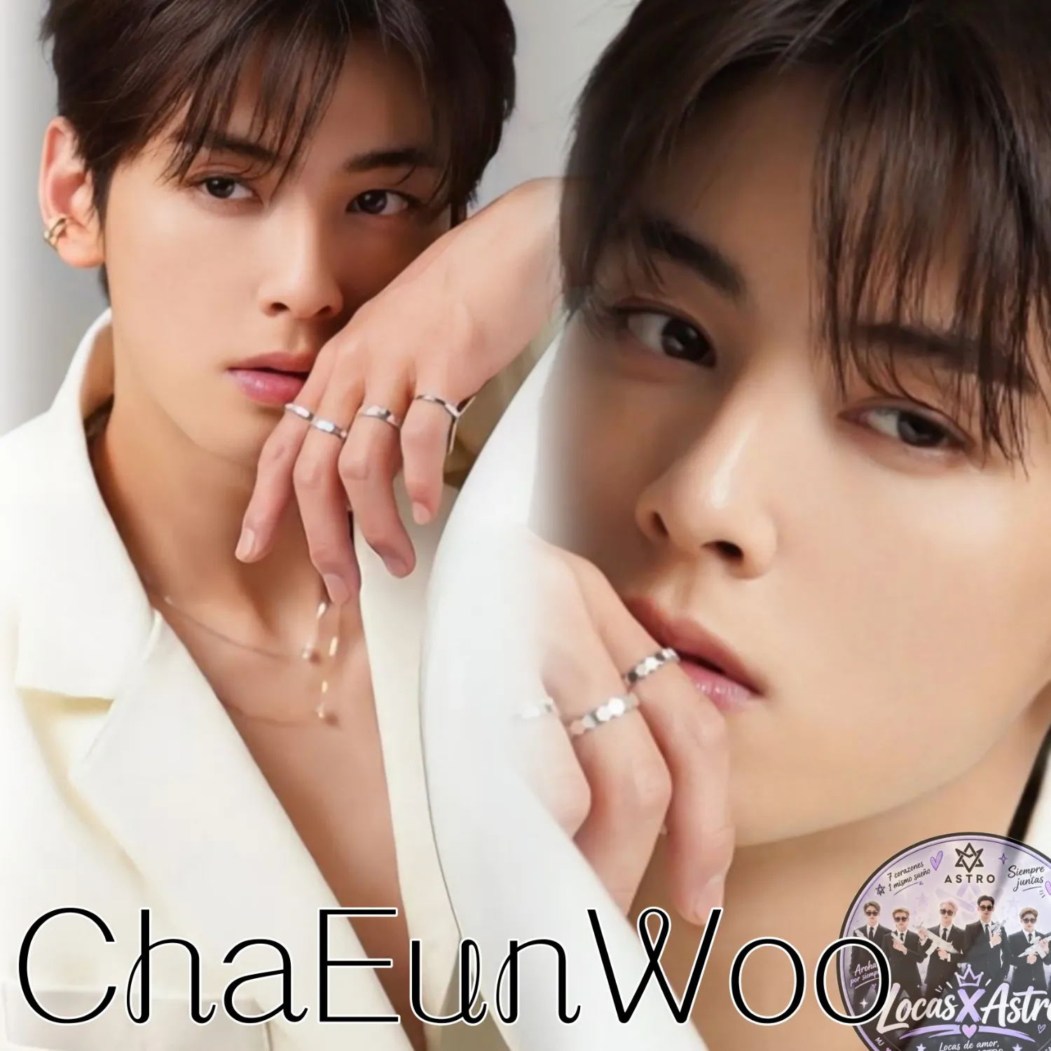 Behind-the-scenes cut of Cha Eunwoo
