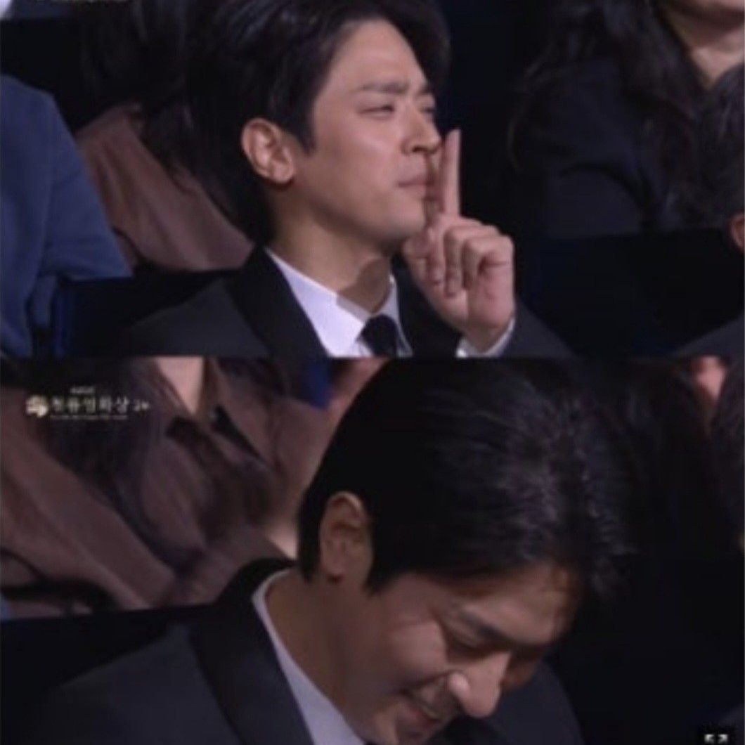 Behind-the-scenes cut of Park Jeongmin