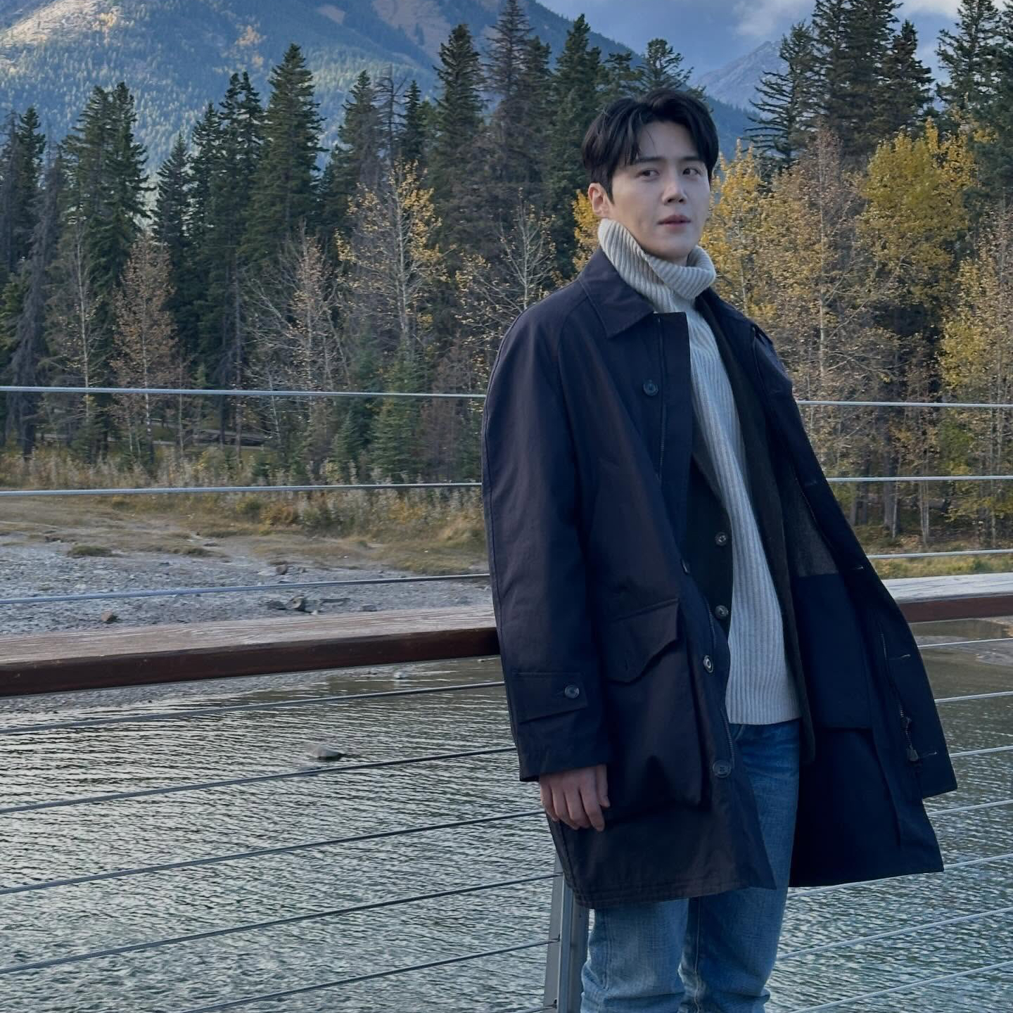 A moment captured by a fan of Kim Seonho