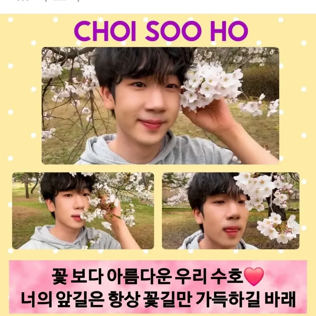 Behind-the-scenes cut of Choi Sooho