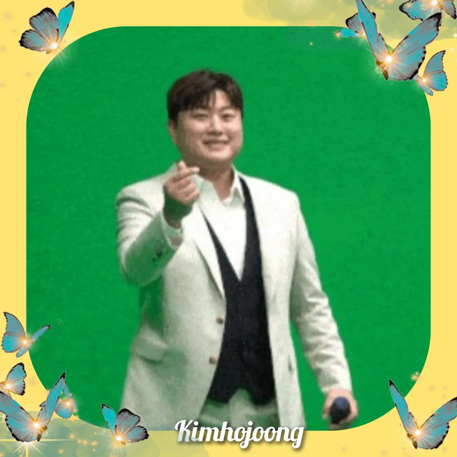 Behind-the-scenes cut of Kim Hojoong