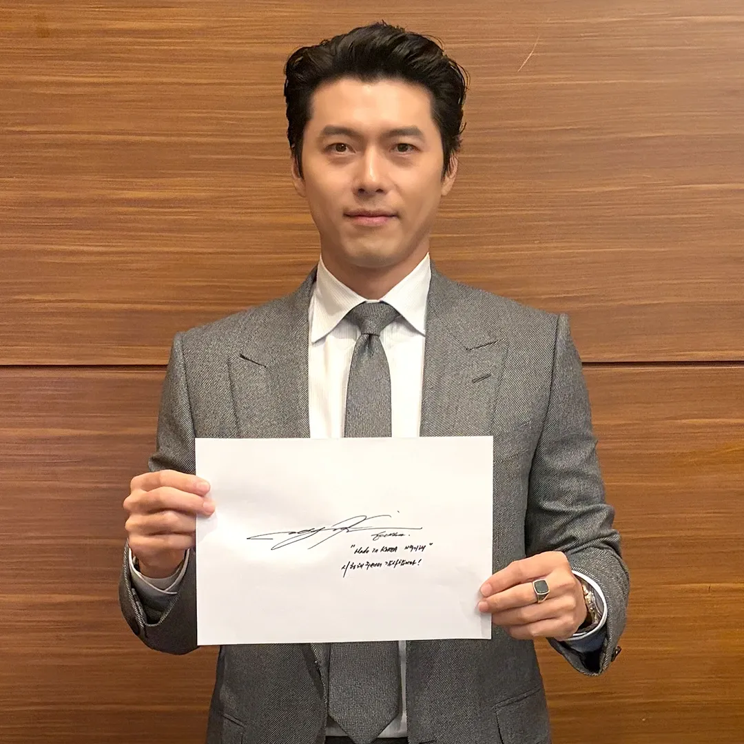 Cuplikan di balik layar dari Hyun Bin