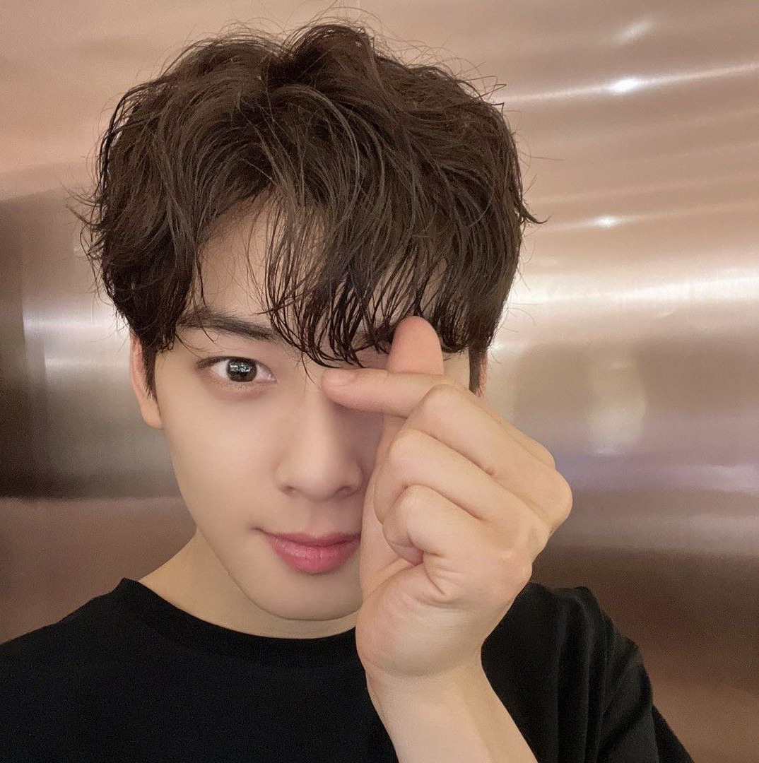 A moment captured by a fan of Cha Eunwoo