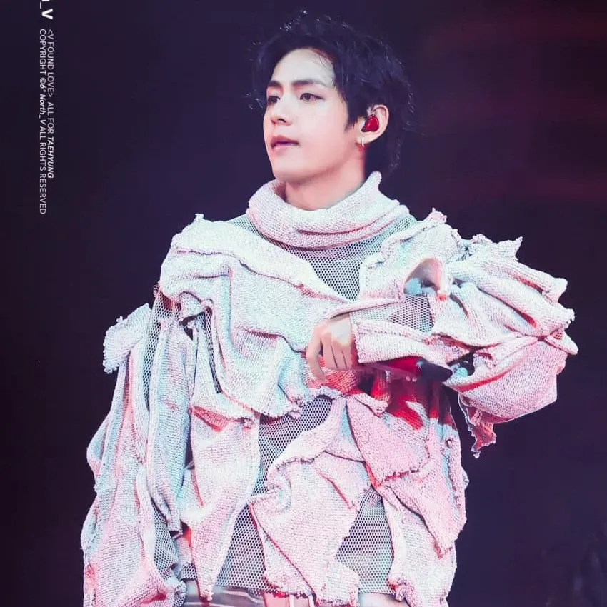 Recent activity shot of Kim Taehyung (V)