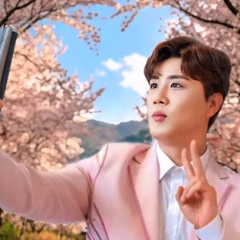 粉丝拍下的晋海成瞬间