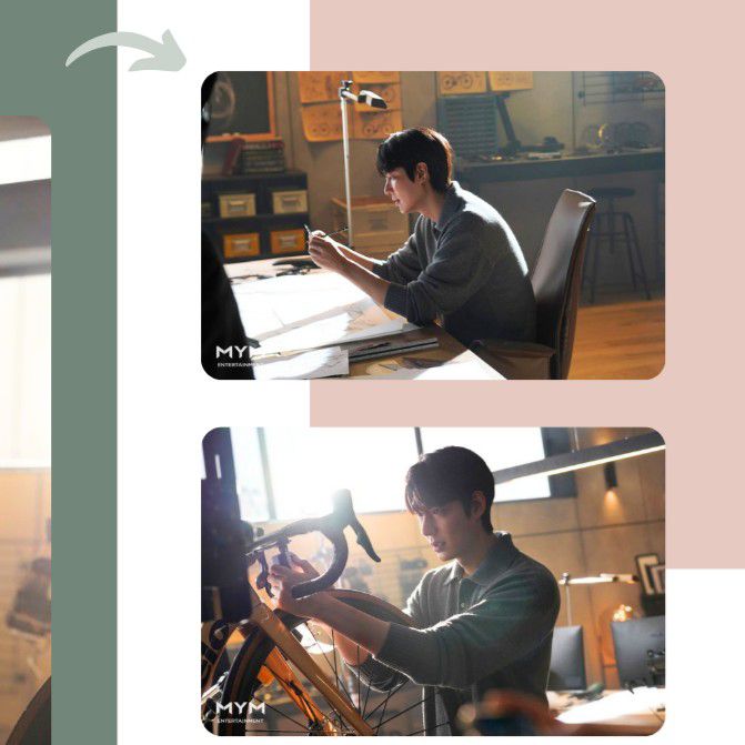 Behind-the-scenes cut of Lee Minho