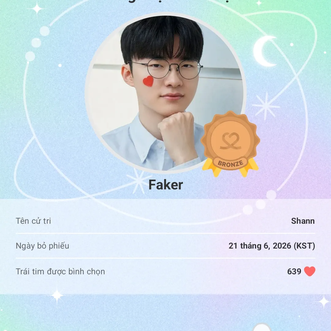 A moment captured by a fan of Faker