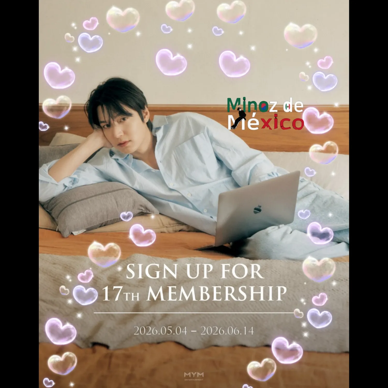 Recent activity shot of Lee Minho