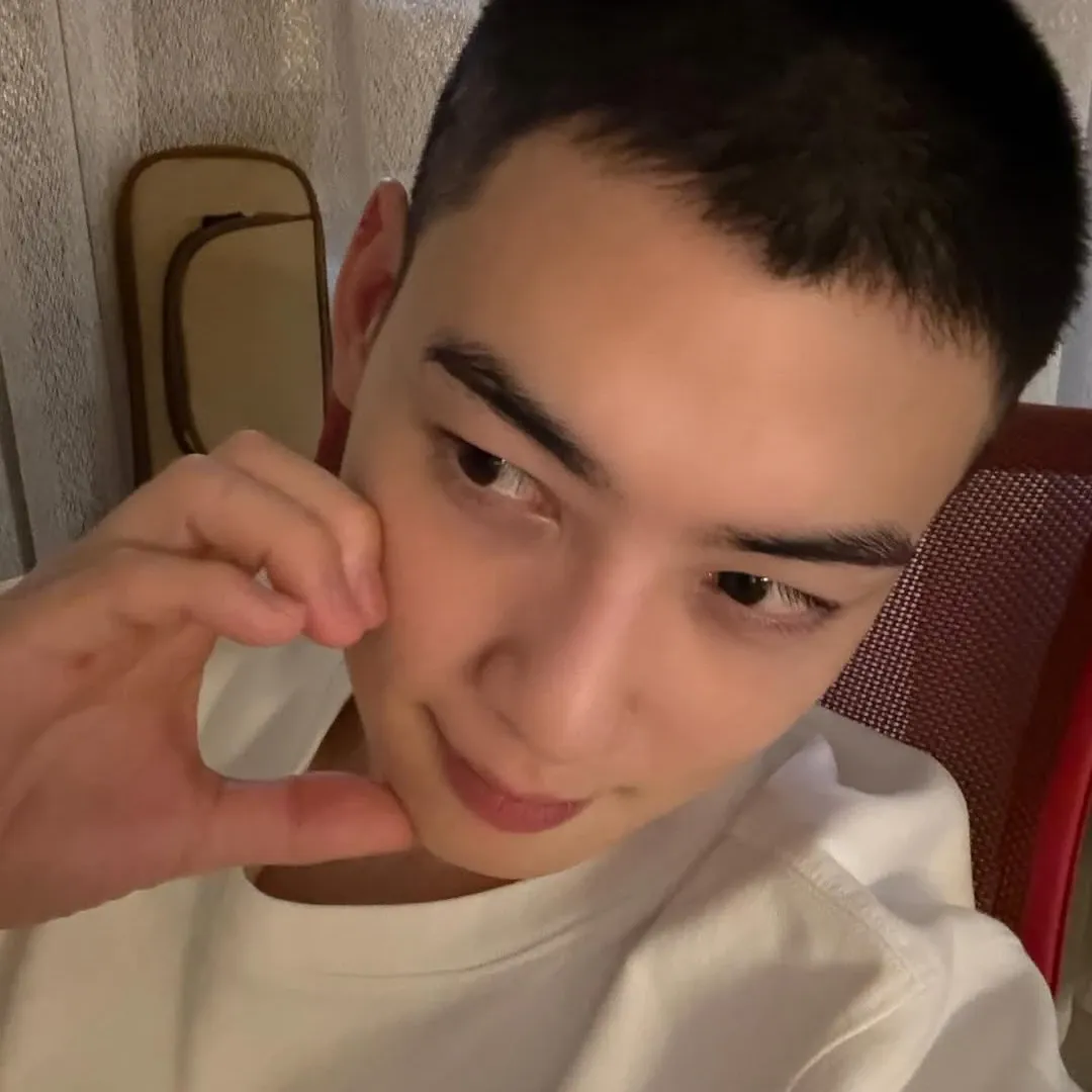 Recent activity shot of Cha Eunwoo