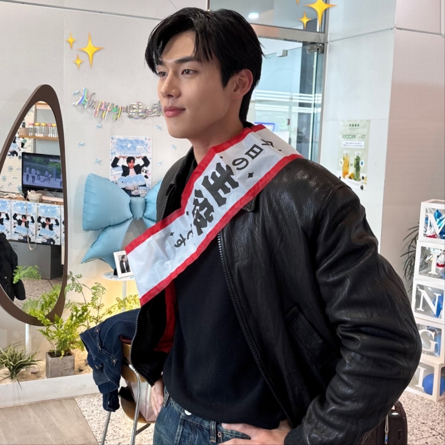 Behind-the-scenes cut of Hong Mingi