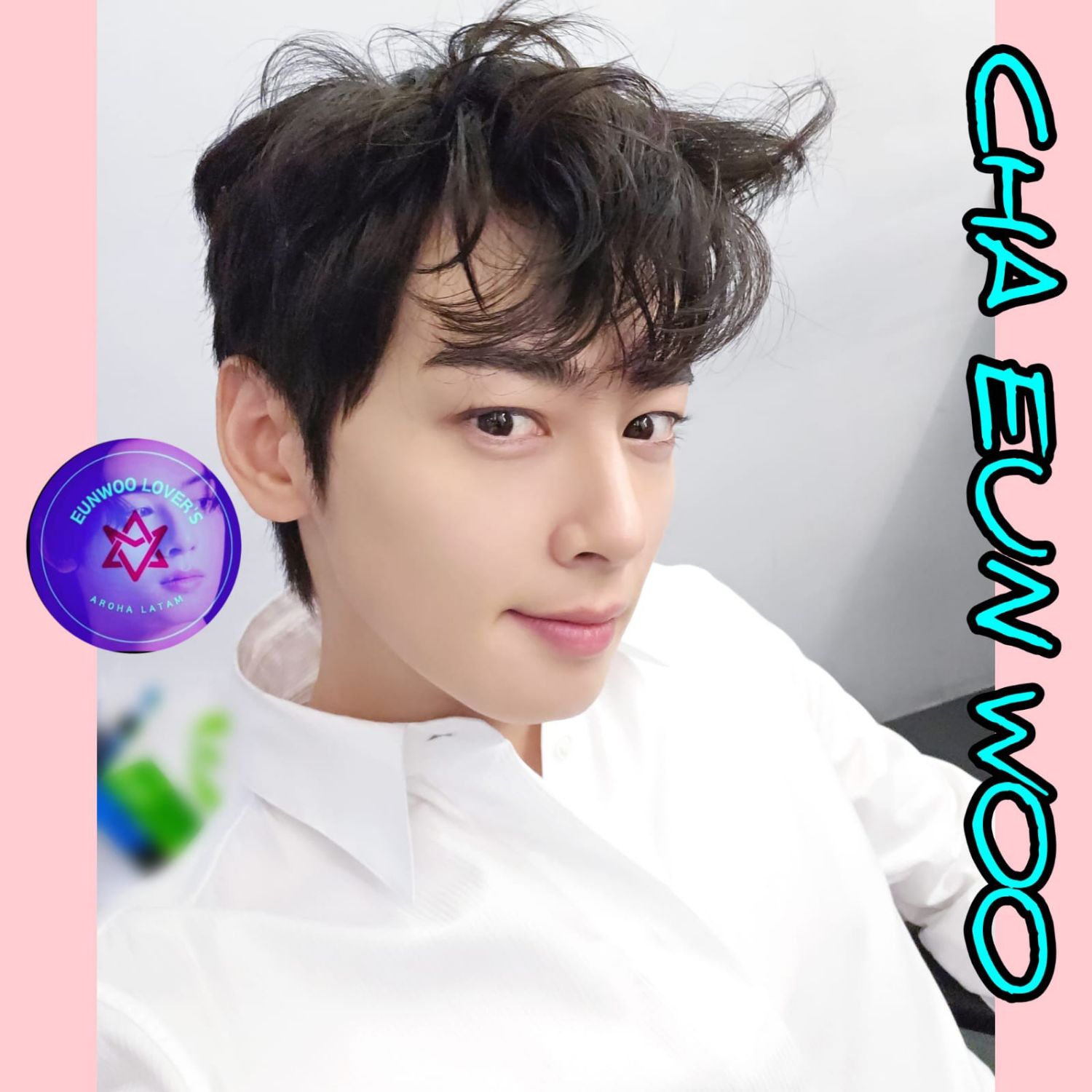 Recent activity shot of Cha Eunwoo