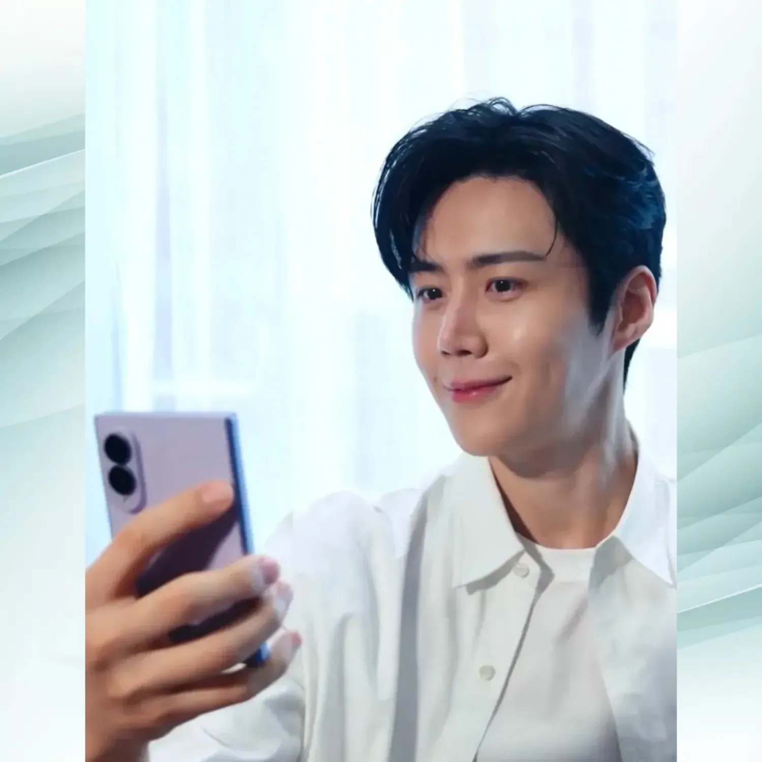 A moment captured by a fan of Kim Seonho