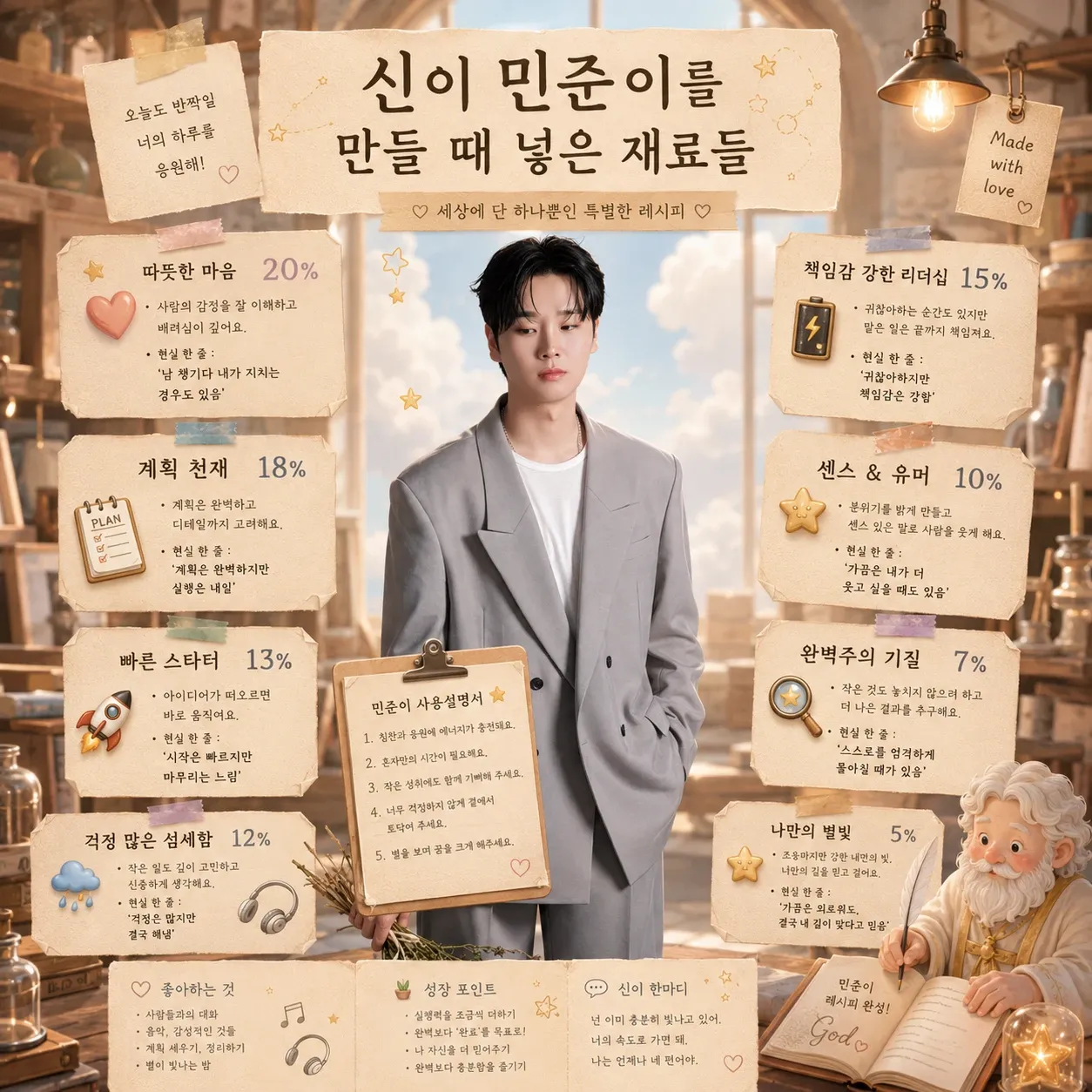 Recent activity shot of Song Minjun