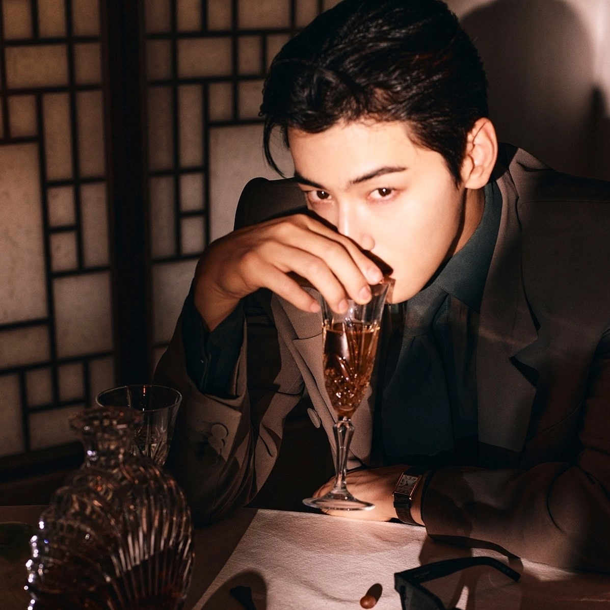 A moment captured by a fan of Cha Eunwoo