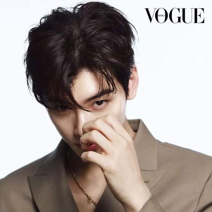 Behind-the-scenes cut of Cha Eunwoo