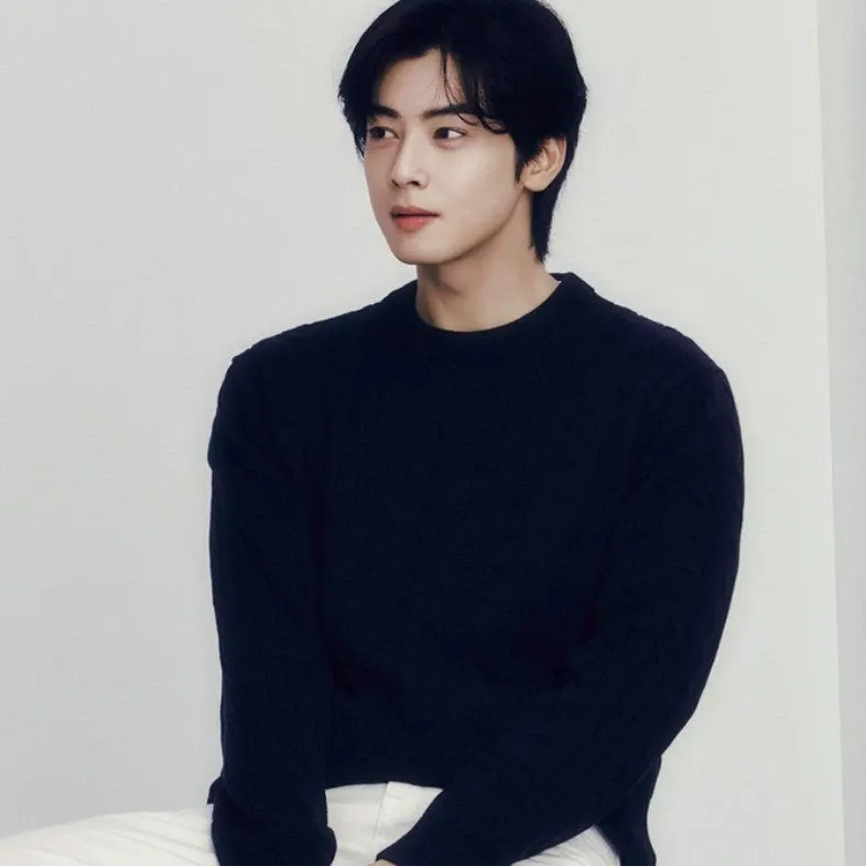 Behind-the-scenes cut of Cha Eunwoo