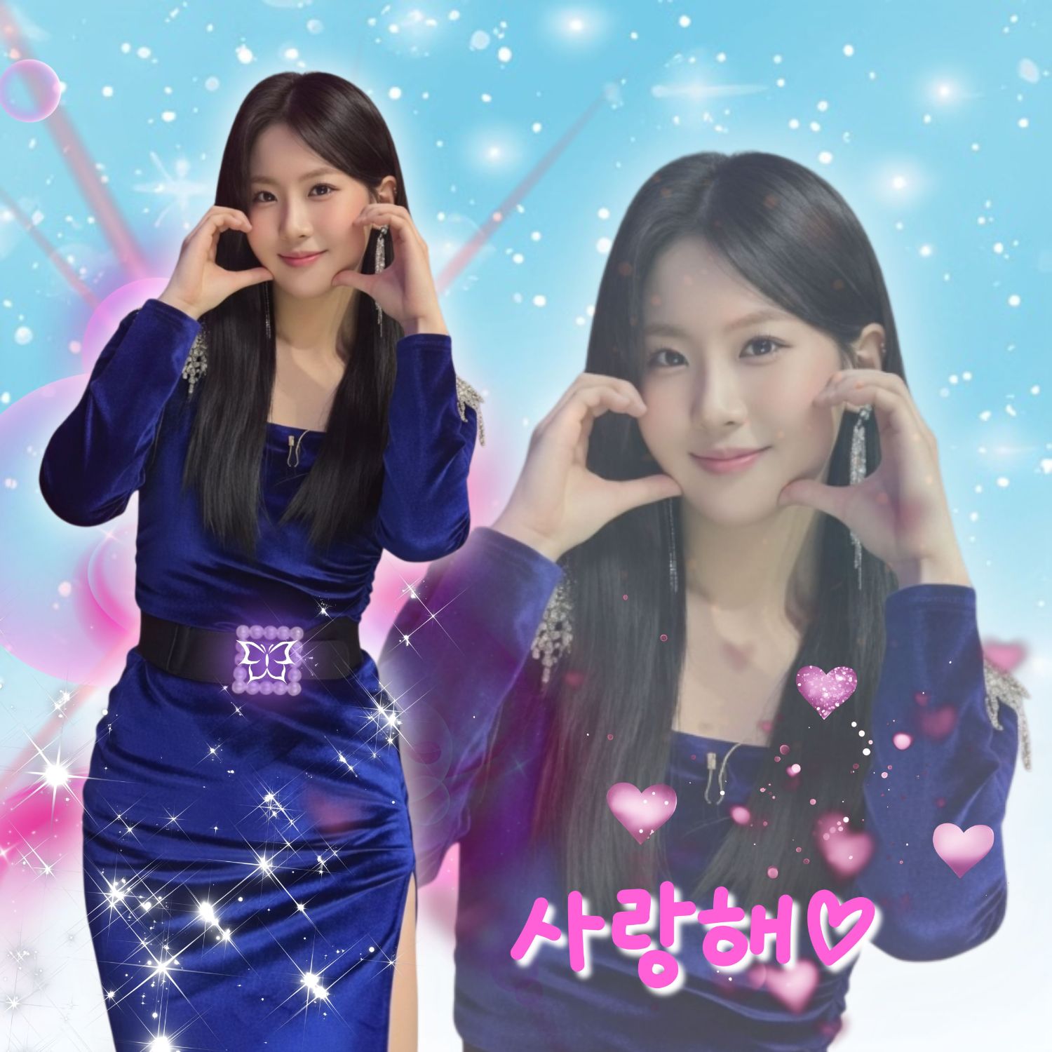 オ・ユジンのビハインドカット