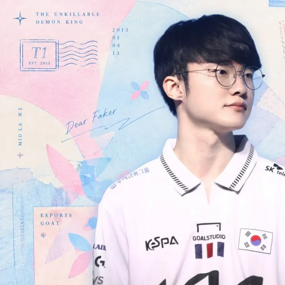 Recent activity shot of Faker