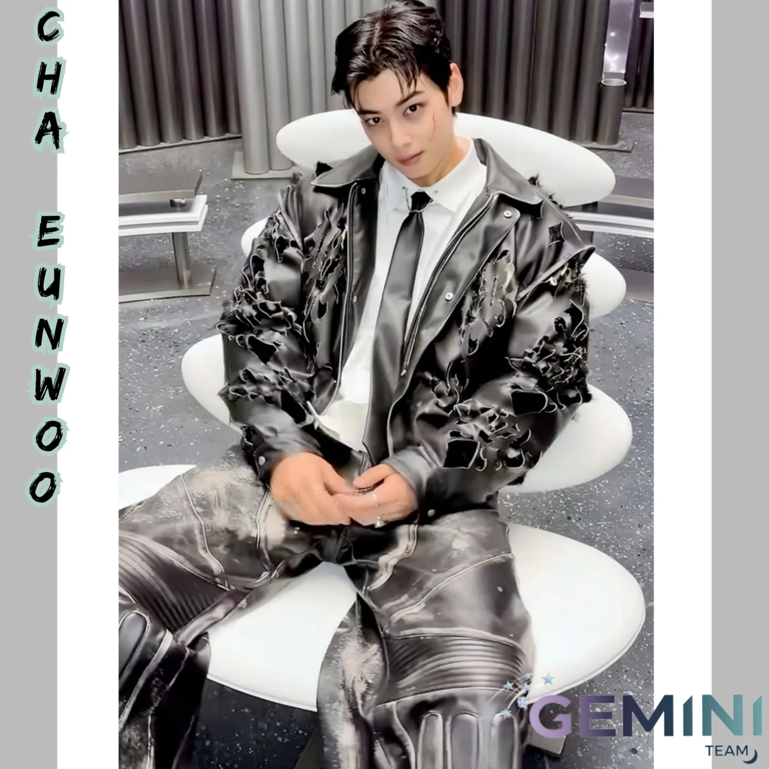 A moment captured by a fan of Cha Eunwoo