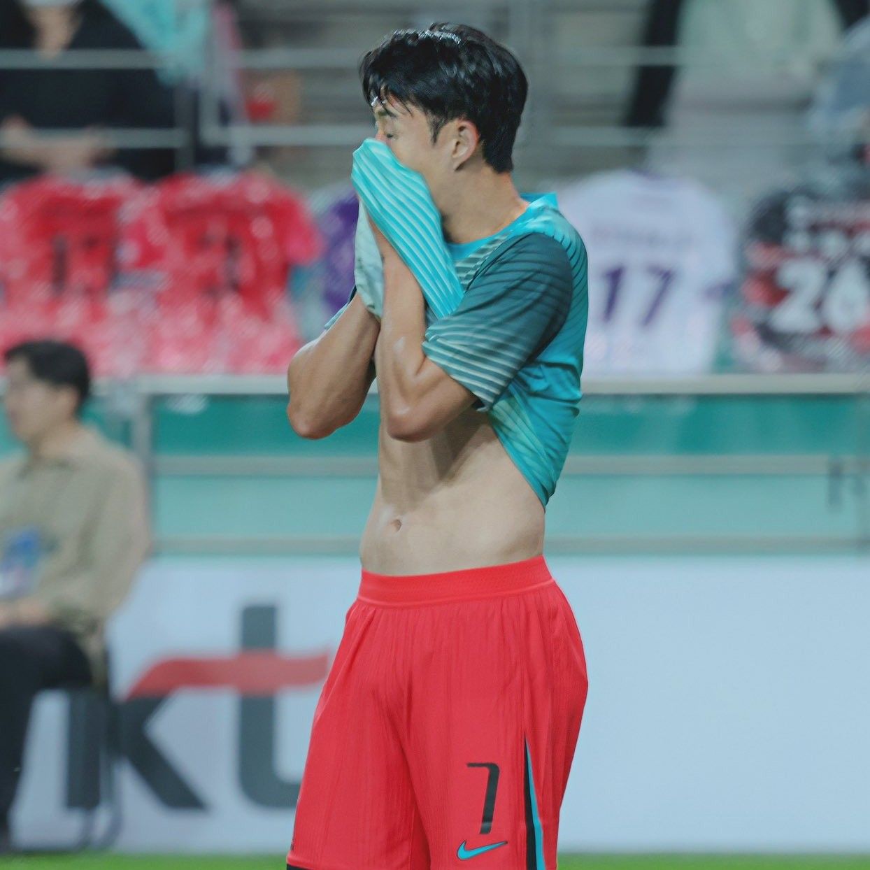 A moment captured by a fan of Son Heungmin