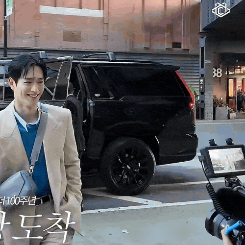 Behind-the-scenes cut of Seo Kangjun