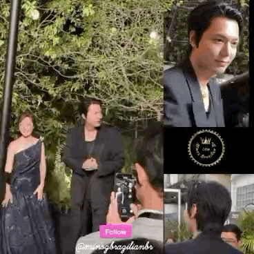 粉絲拍下的李敏鎬瞬間