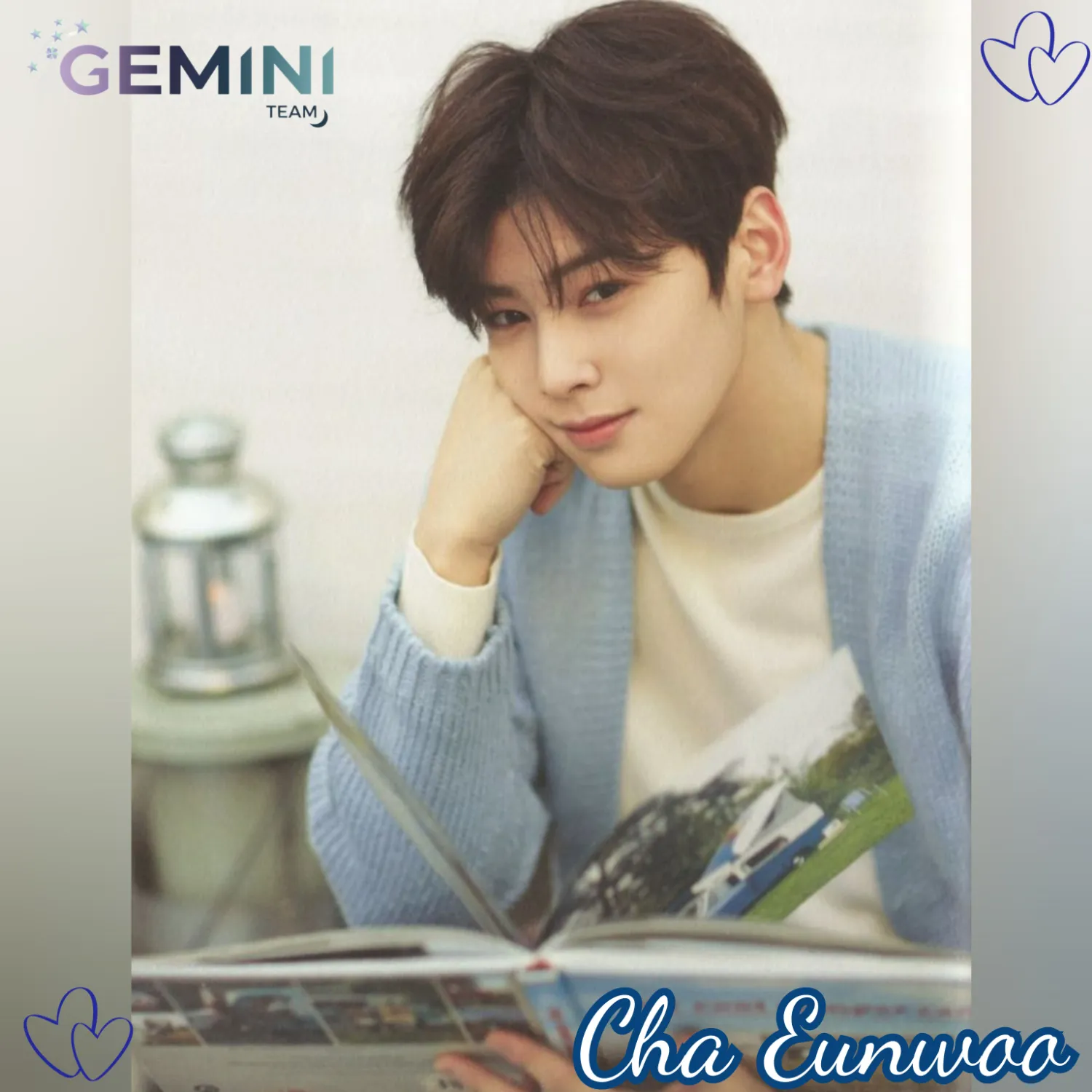 Behind-the-scenes cut of Cha Eunwoo