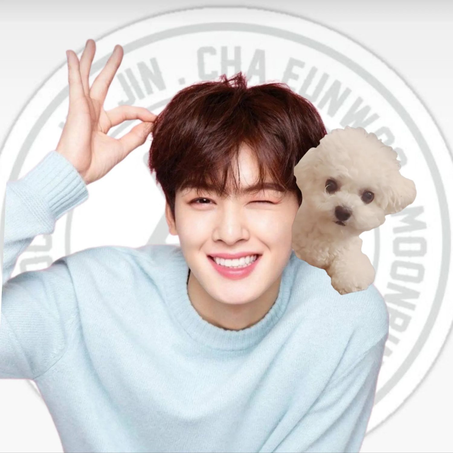 Behind-the-scenes cut of Cha Eunwoo