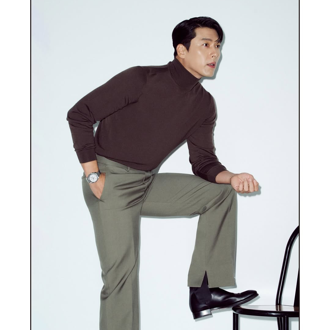 Momen yang diabadikan oleh penggemar Hyun Bin