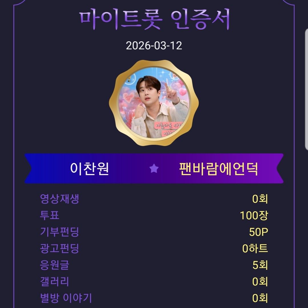 Cuplikan di balik layar dari Lee Chanwon