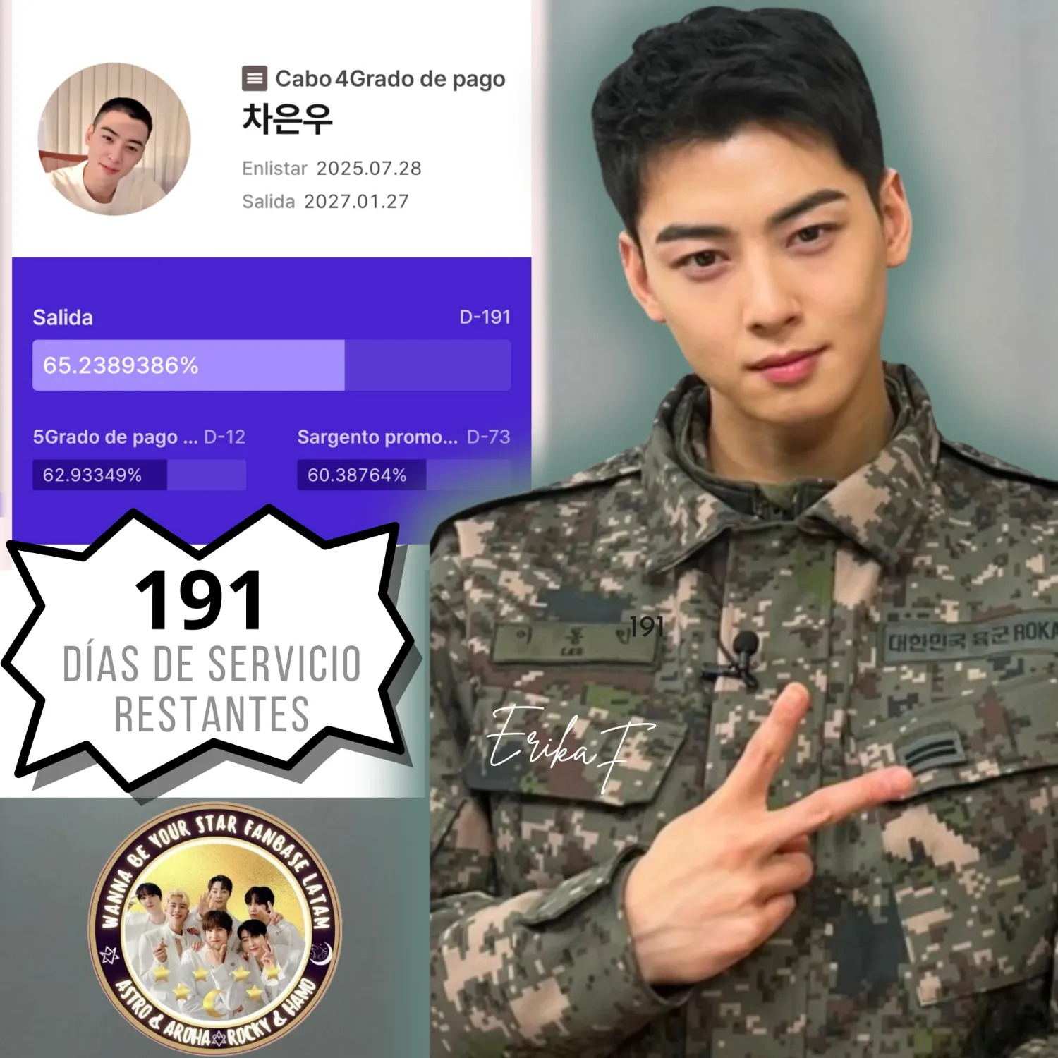 Recent activity shot of Cha Eunwoo