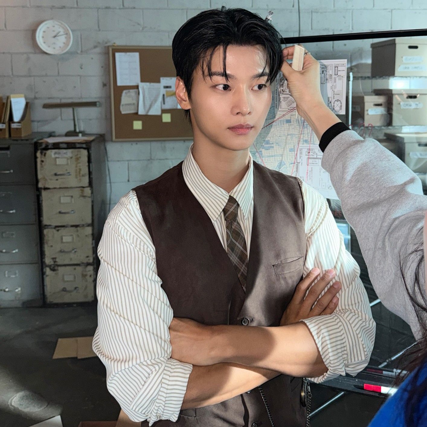 Behind-the-scenes cut of Cha Hakyeon (N)