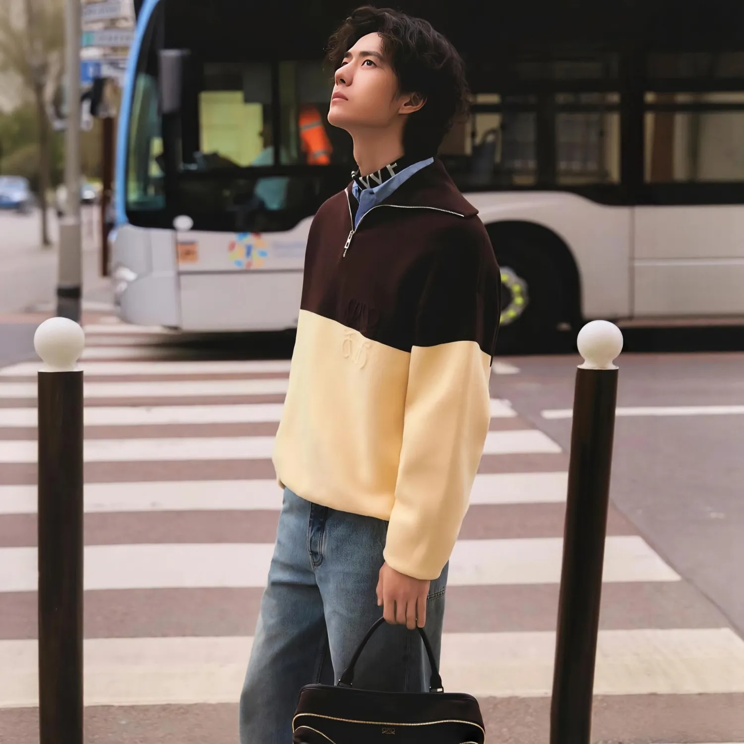 A moment captured by a fan of Wang Yibo