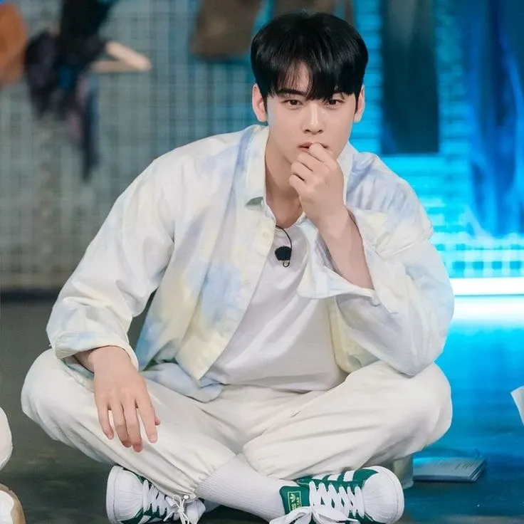 Behind-the-scenes cut of Cha Eunwoo