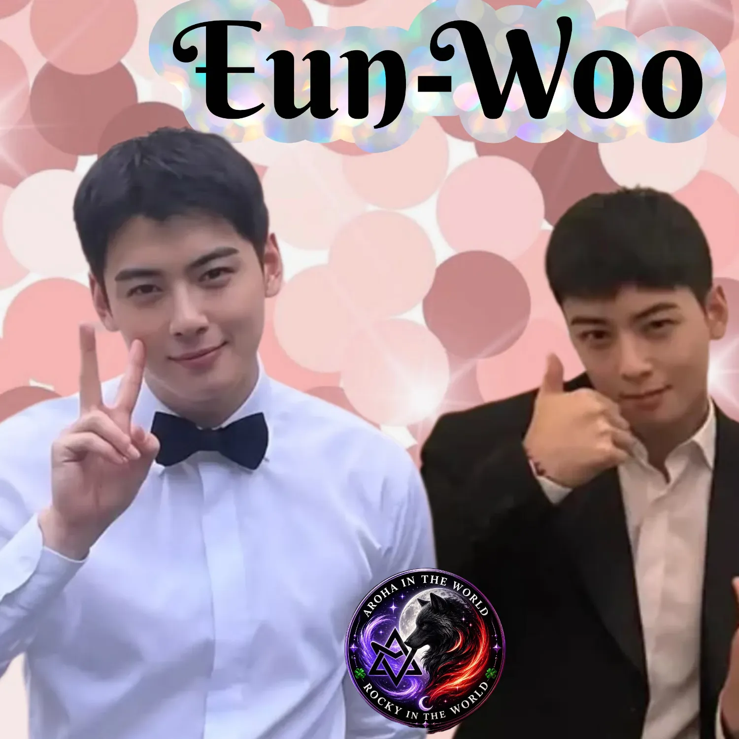Behind-the-scenes cut of Cha Eunwoo