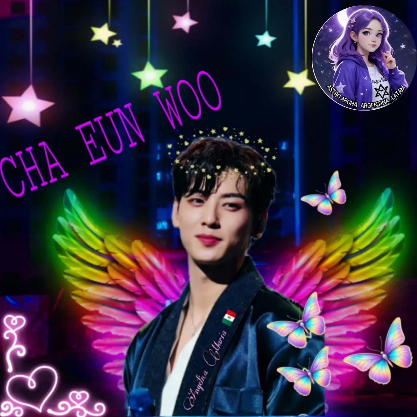 A moment captured by a fan of Cha Eunwoo