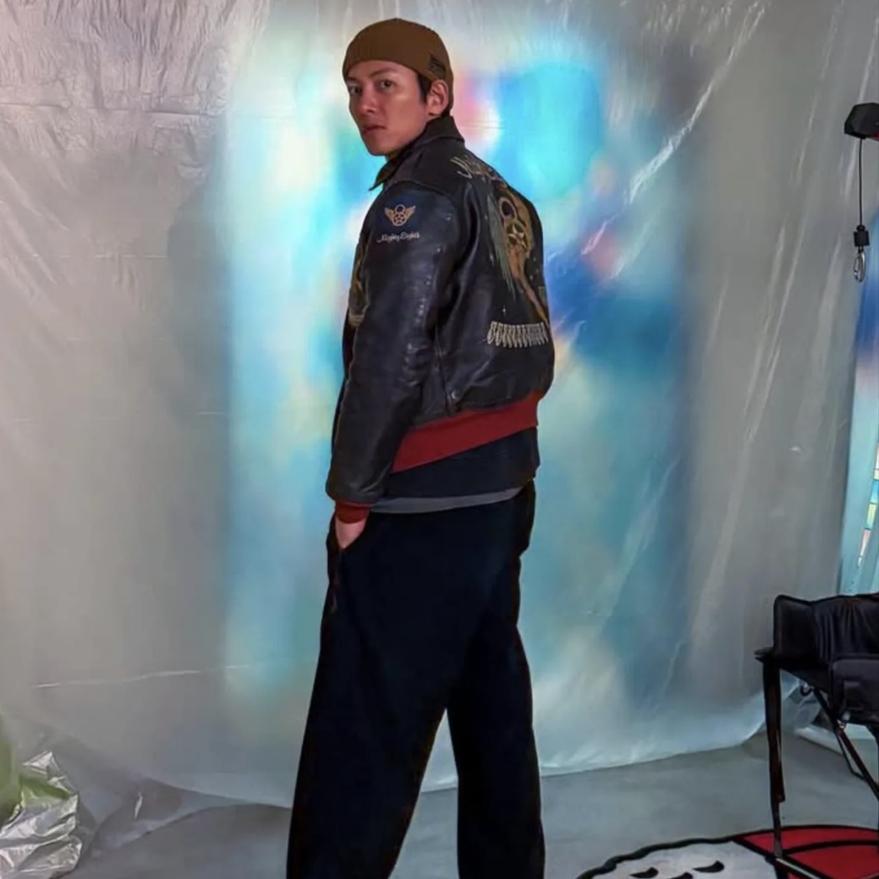 粉丝拍下的池昌旭瞬间