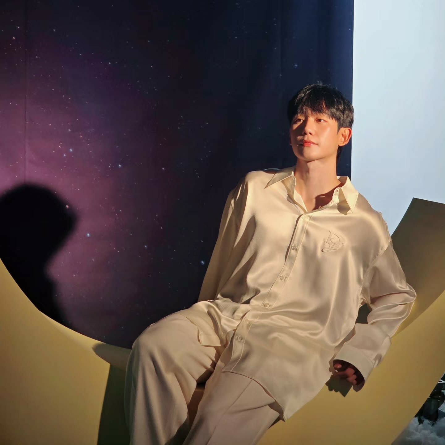 粉絲拍下的丁海寅瞬間