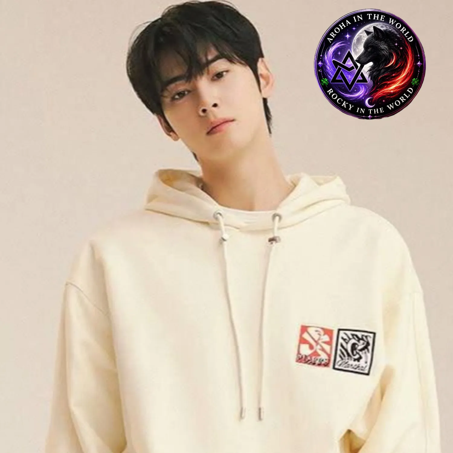 Behind-the-scenes cut of Cha Eunwoo