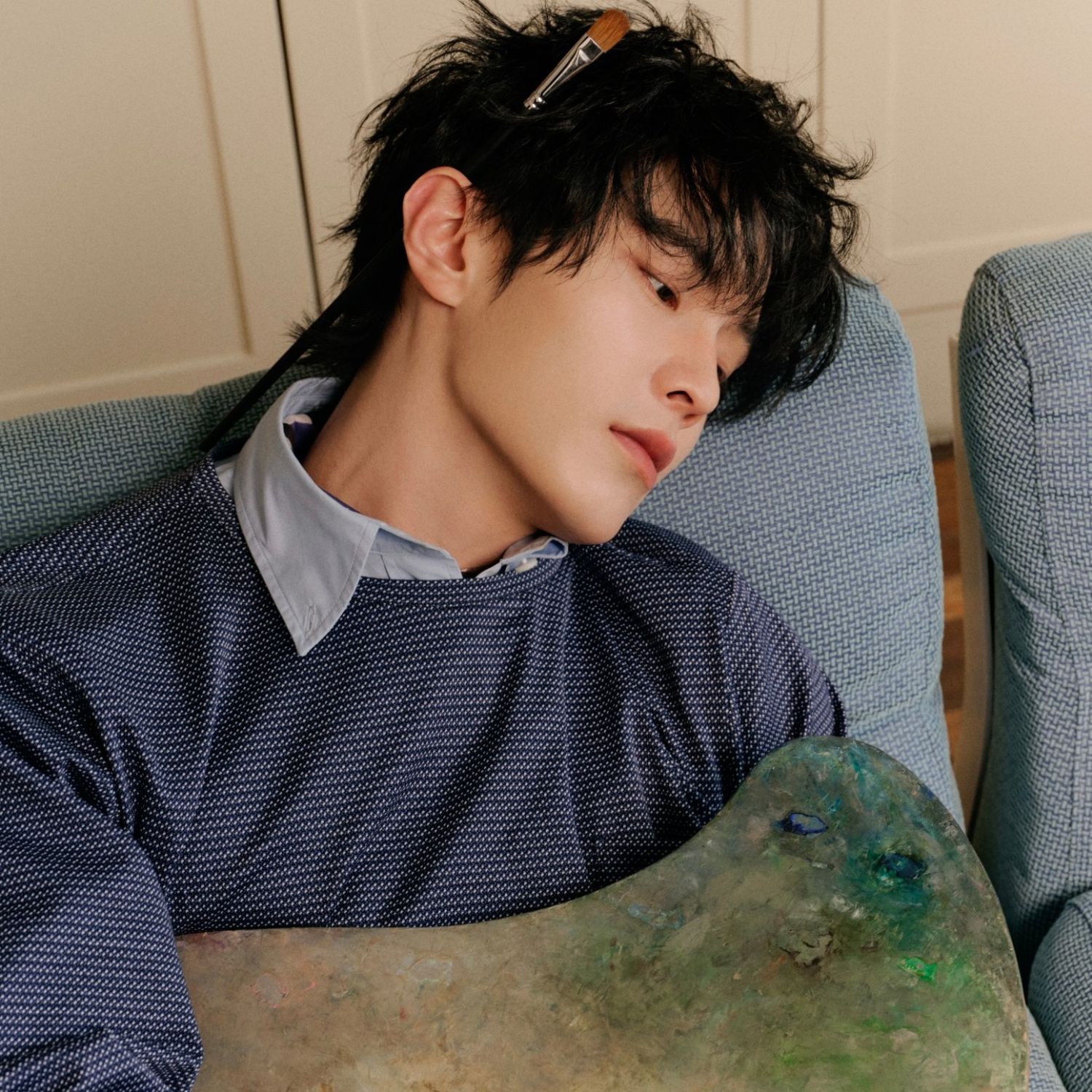 Behind-the-scenes cut of He Yu