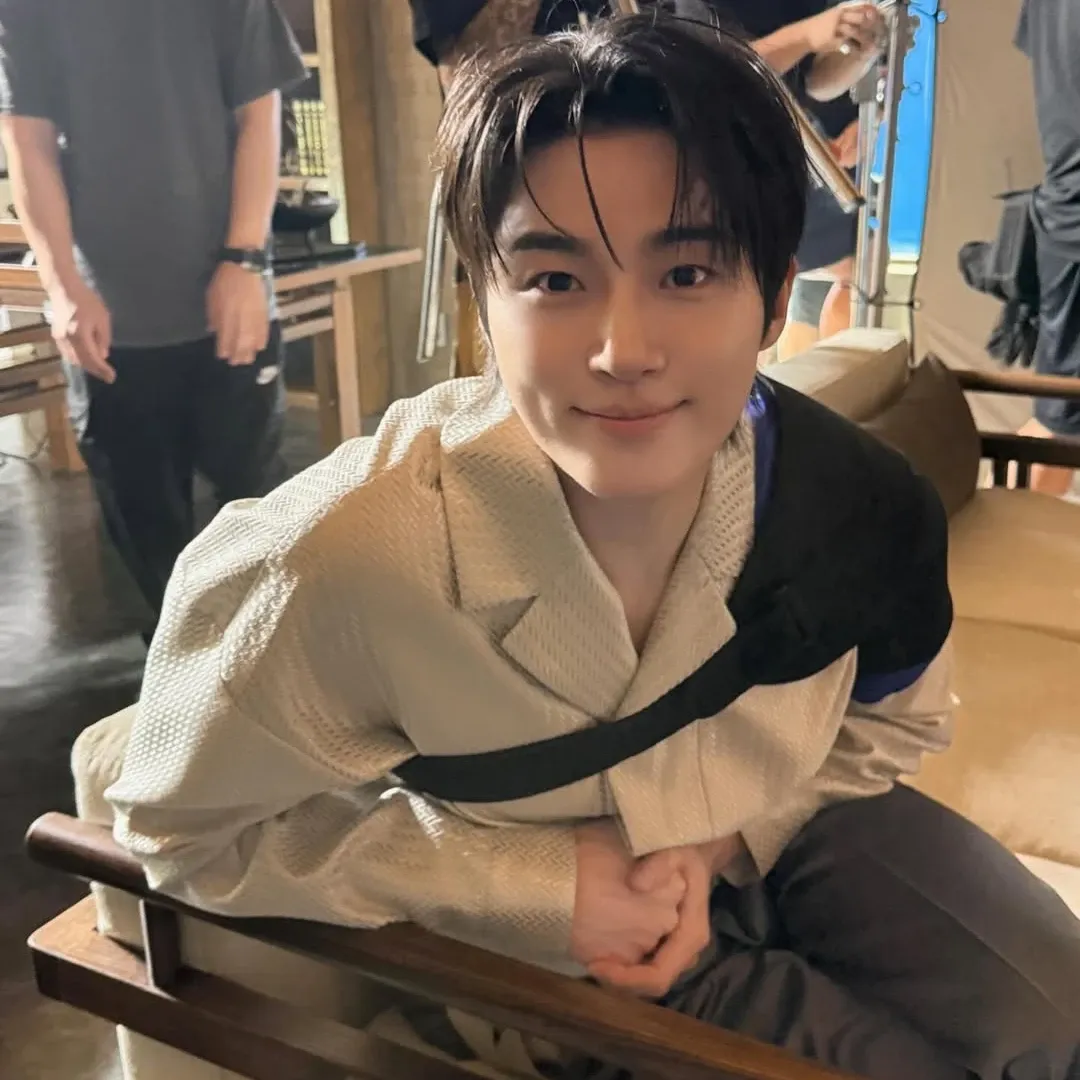 A moment captured by a fan of Byeon Wooseok