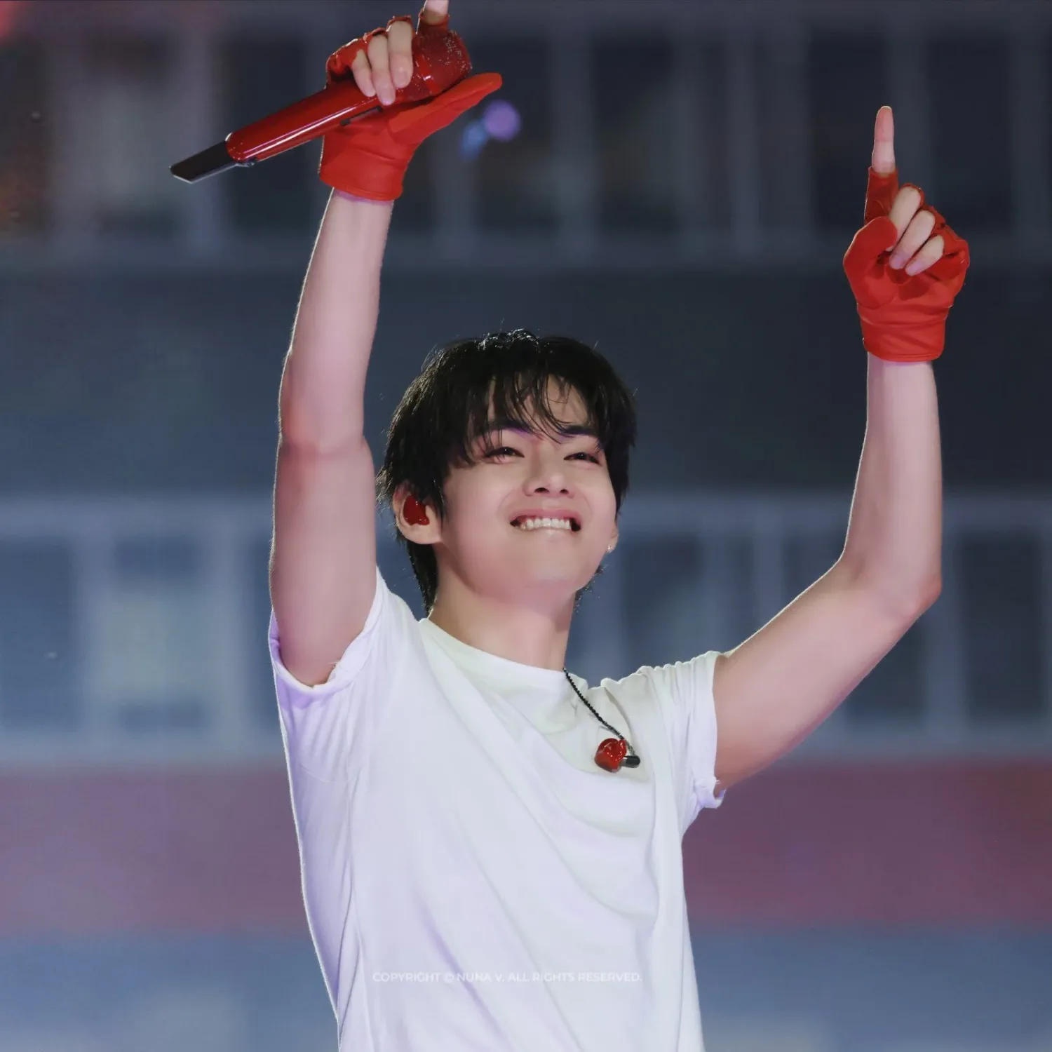 Recent activity shot of Kim Taehyung (V)