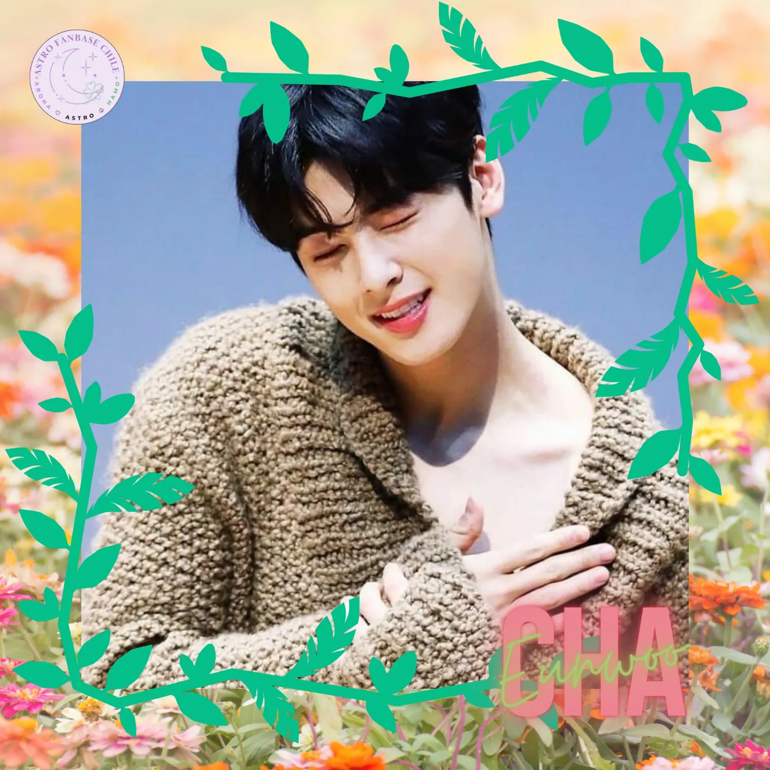 Behind-the-scenes cut of Cha Eunwoo