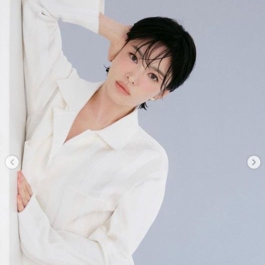 Behind-the-scenes cut of Song Hyekyo