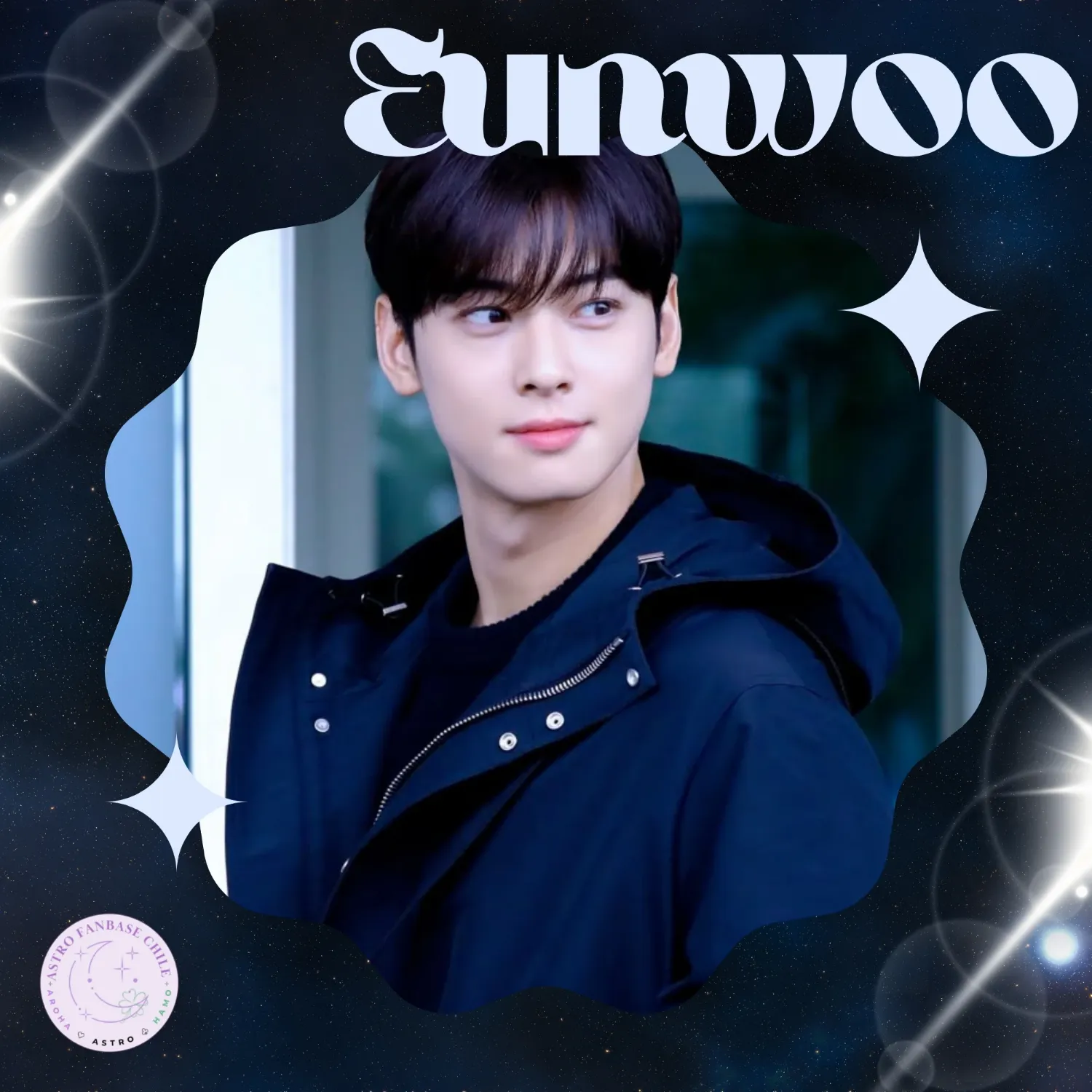 A moment captured by a fan of Cha Eunwoo
