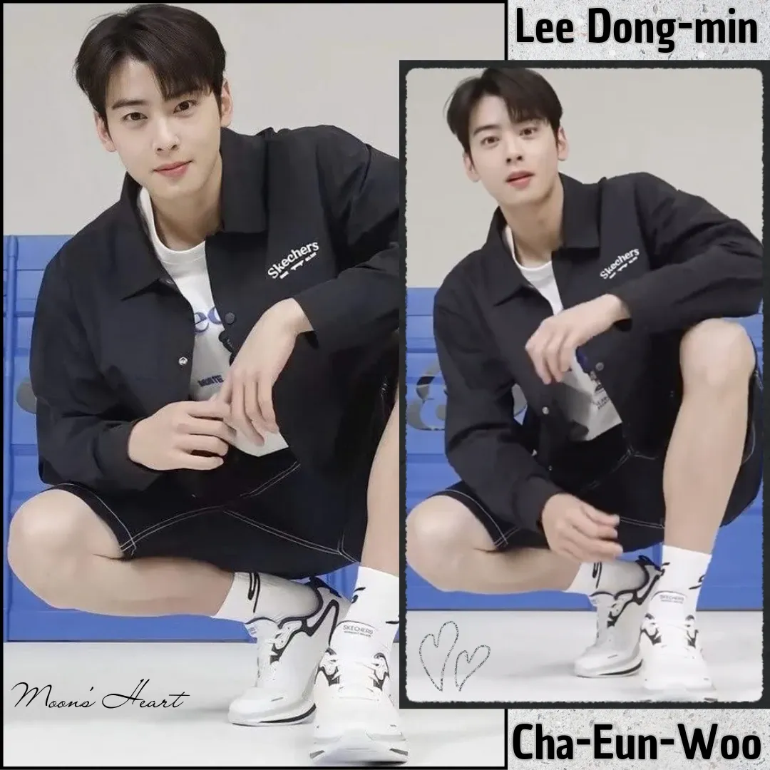 Behind-the-scenes cut of Cha Eunwoo