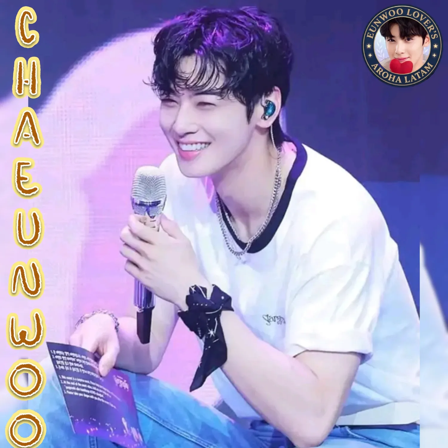 Recent activity shot of Cha Eunwoo